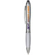 Guľôčkové pero a stylus s farebným úchopom - Stříbrný 2
