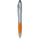 Guľôčkové pero a stylus s farebným úchopom