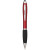 Guľôčkové pero a stylus Nash s čiernym úchopom - Bullet - farba červená s efektem námrazy