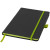 Notebook Color edge A5 - Bullet - farba Černá, Limetka