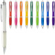 Farebné guľôčkové pero Nash s farebným úchopom - bílá 2