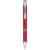 Guľôčkové pero s mechanizmom prítlačného typu - Bullet - farba červená s efektem námrazy