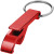Hliníkový otvárač fliaš a konzerv Tao na kľúče - Bullet - farba červená