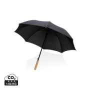 23" bambusový auto-open dáždnik Impact zo 190T RPET AWARE™ - XD Collection