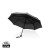 20,5" reflexný dáždnik Impact zo 190T pongee RPET AWARE™ - XD Collection, farba - čierna