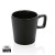 Moderný keramický hrnček na kávu - XD Collection, farba - čierna