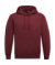 Unisex mikina s kapucňou - SG, farba - burgundy, veľkosť - S