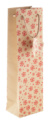Majamaki W vianočná taška, na fľašu, farba - natural, veľkosť - 100×350×80 mm