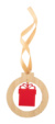 DoubleTree vianočná ozdoba, stromček, farba - natural, veľkosť - 65×75×3 mm