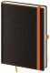 Zápisník Black Orange M linajkový