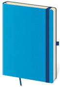 Zápisník Flexies L linajkový Blue