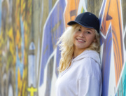 6 dielna kontrastná šiltovka Impact z 280g rec. bavlny AWARE - XD Collection