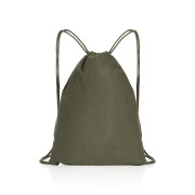 Šnúrkový batoh Impact zo 145g recyklovanej bavlny AWARE™ - XD Collection