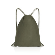 Šnúrkový batoh Impact zo 145g recyklovanej bavlny AWARE™ - XD Collection