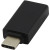 Hliníkový adaptér USB-C na USB-A 3.0 Adapt - Tekio, farba - černá