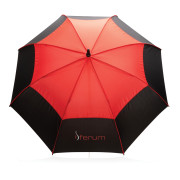 27" vetruodolný auto-open dáždnik Impact zo 190T RPET AWARE™ - XD Collection