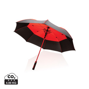 27" vetruodolný auto-open dáždnik Impact zo 190T RPET AWARE™ - XD Collection