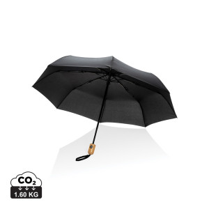 21" bambus auto-open/close dáždnik Impact zo 190T RPET AWARE