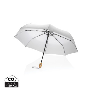 21" bambus auto-open/close dáždnik Impact zo 190T RPET AWARE