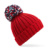 Čiapka Hygge Beanie - Beechfield, farba - classic red, veľkosť - One Size