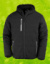 Bunda Black Compass Padded Winter Jacket - Result, farba - black/grey, veľkosť - XS