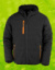Bunda Black Compass Padded Winter Jacket - Result, farba - black/orange, veľkosť - XS