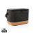 Chladiaca taška XL Impact z rPET AWARE™ s korkovým detailom - XD Collection, farba - čierna