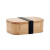 Bambusová krabička na jedlo, farba - barva dřeva