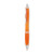 Guľôčkové pero z RPET, farba - transparentní oranžová
