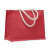 Jutová taška, farba - červená