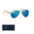 Bambusové slnečné okuliare, farba - modrá