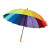 25 palcový dúhový dáždnik, farba - vícebarevné