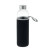 Sklenená 750 ml fľaša, farba - černá