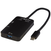 Hliníkový multimediálny adaptér USB C (USB-A/USB-C/HDMI) ADAPT