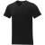 Pánske tričko s krátkym rukávom a výstrihom do V Somoto - Elevate, farba - černá, veľkosť - XS