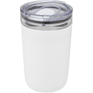 Sklenený kelímok s objemom 420 ml s vonkajšou stenou z recyklovaného plastu Bello