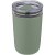 Sklenený kelímok s objemom 420 ml s vonkajšou stenou z recyklovaného plastu Bello, farba - vřesově zelená