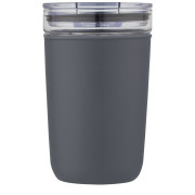 Sklenený kelímok s objemom 420 ml s vonkajšou stenou z recyklovaného plastu Bello