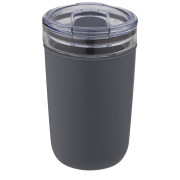 Sklenený kelímok s objemom 420 ml s vonkajšou stenou z recyklovaného plastu Bello