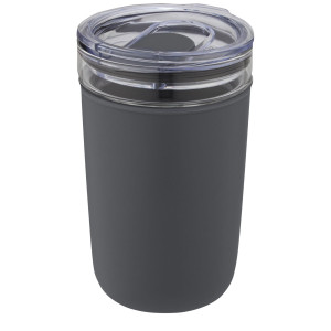 Sklenený kelímok s objemom 420 ml s vonkajšou stenou z recyklovaného plastu Bello