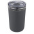 Sklenený kelímok s objemom 420 ml s vonkajšou stenou z recyklovaného plastu Bello, farba - šedá