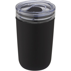 Sklenený kelímok s objemom 420 ml s vonkajšou stenou z recyklovaného plastu Bello