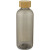 Športová fľaša z recyklovaného plastu s objemom 650 ml Ziggs, farba - transparent charcoal