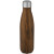 Nerezová fľaša s vákuovou izoláciou s objemom 500 ml s drevenou potlačou Cove, farba - dřevo