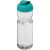 Športová fľaša H2O Active® Base Tritan™ s objemom 650 ml s odklápacím viečkom, farba - průhledná bezbarvá