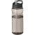 Športová fľaša H2O Active® Base Tritan™ s objemom 650 ml s viečkom s hubicou, farba - charcoal