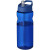 Športová fľaša H2O Active® Base Tritan™ s objemom 650 ml s viečkom s hubicou, farba - modrá