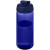 Športová fľaša H2O Active® Octave Tritan™ s objemom 600 ml s odklápacím viečkom, farba - modrá