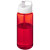 Športová fľaša H2O Active® Octave Tritan™ s objemom 600 ml s viečkom s hubicou, farba - červená