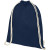 Šnúrkový batoh z organickej bavlny GOTS s gramážou 140 g/m2 Orissa, farba - námořnická modř